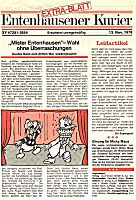 Entenhausener Extrablatt (Nr. 3854)